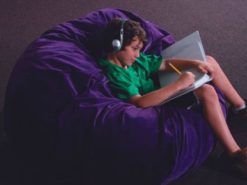 kids style foam filled beanbag