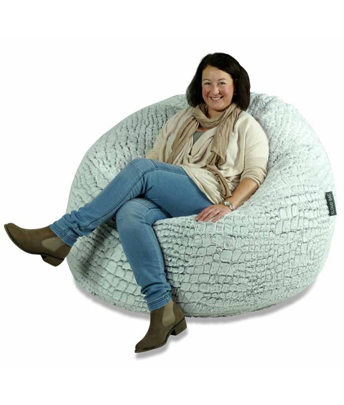 oversized plush bean bag