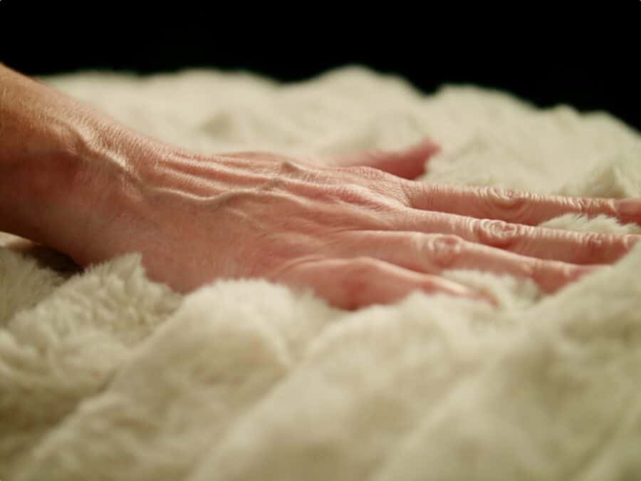 Oat Ripple hand touch