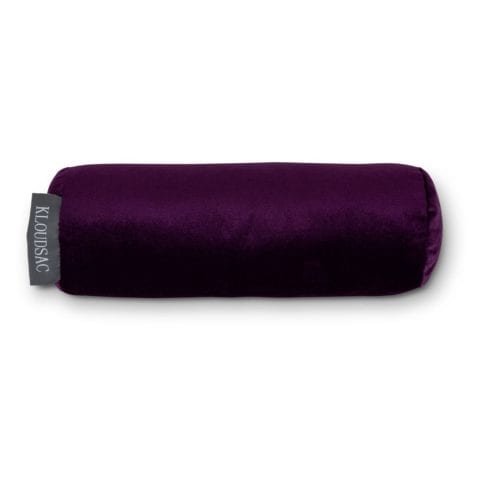 Purple velvet headrest