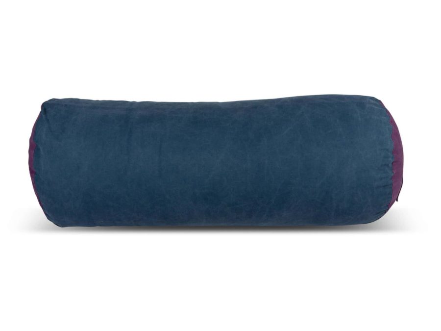 washed blue canvas supersub with purple ends