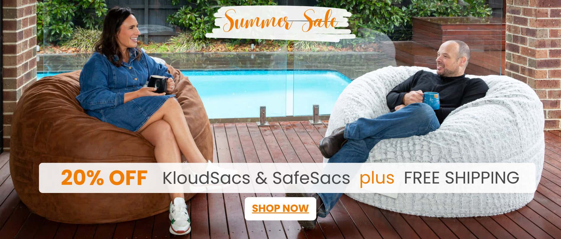 Summer Sale | 20% Off KloudSacs & SafeSacs plus Free Shipping