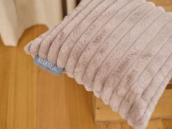 Fawn Ripple faux fur cushion